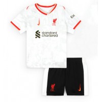 Camisa de Futebol Liverpool Equipamento Alternativo Infantil 2024-25 Manga Curta (+ Calças curtas)